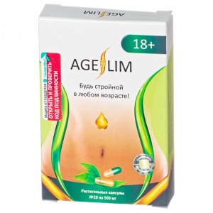 AgeSlim 18+ капсулы для корреции веса 500 мг (20капс)