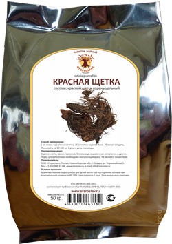 Красная щетка (цельные корни, 50 гр.) Старослав