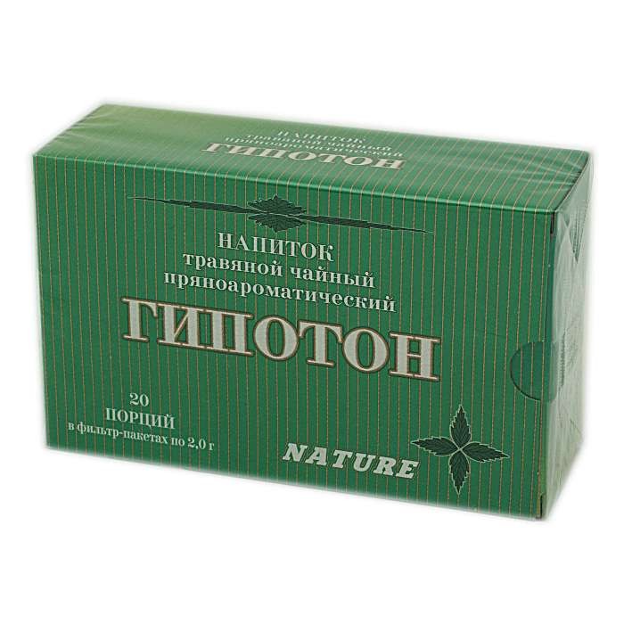 Напиток травяной чайный пряноароматический Гипотон (20ф/п)